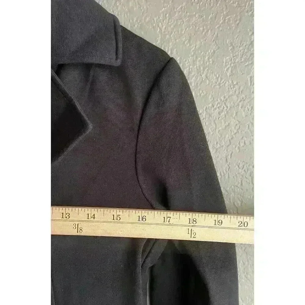 Women's Pendleton Black Rayon / Nylon Double-Breasted Blazer Jacket Size 4 EUC - Picture 7 of 8